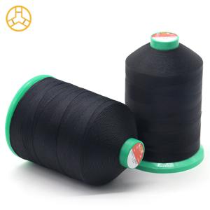 China 100% Polyester Black 210D/3 Nylon Thread for Quilting and Mattress Super 450g factory