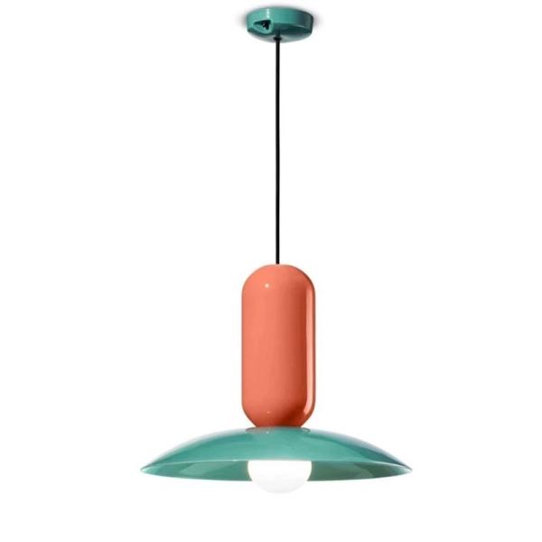 Nordic Modern Macaron Minimalist Living Room Iron Dining Room Chandelier Pendant