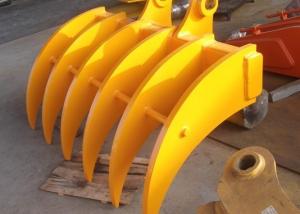 China Kobelco SK120 Hydraulic Excavator Brush Rake Q355B Alloy Steel factory