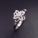 Minimalist Style Single Pearl Ring 925 Silver With Royal Crown Shape
