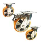 770LBS High Capacity 304SS Aluminium PU 6 Inch Castor Wheels