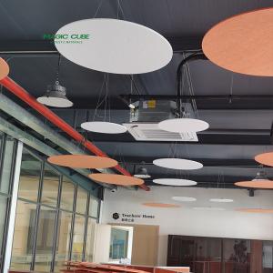 Meeting Room Soundproofing Polyester Ceiling Insulation With Customized