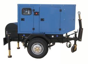 China Military Truck Trailer 100kva Genset Diesel Generator cummins engine 6bt5.9 power station factory
