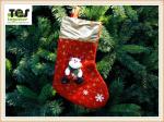 non-woven big size christmas sock decoration/OEM O ODM