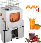 Orange Juicer Extractor Machine Separates Orange Skin from Pulp Peels Squeezes