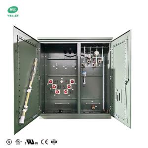 China 3 Phase Pad Mounted Transformer Distribution Power Oil Immersed 3750Kva Step-Down 34500V To  480Y ANSI IEEE DOE 2016 UL Certified on sale