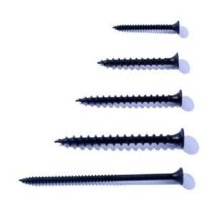 China Black Self Tapping Phosphating Drywall Screws With Bugle Head factory