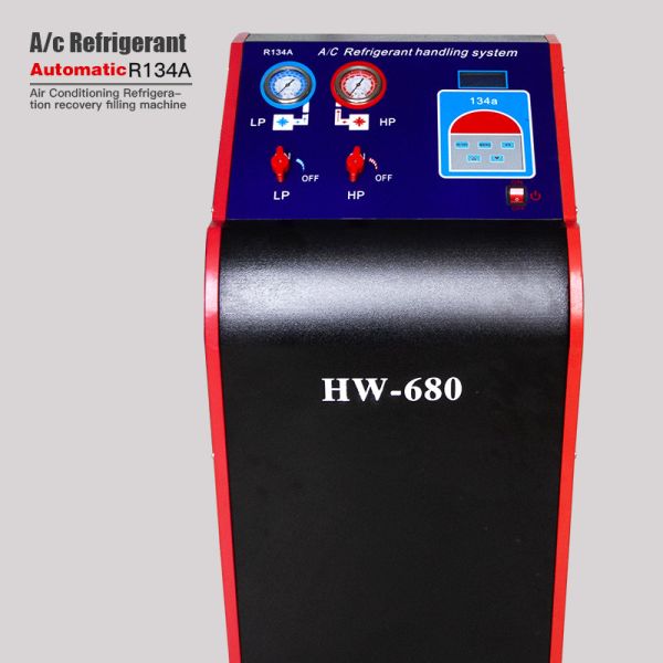 China High quality factory price recovery & charging function AC Refrigerant Recovery Machine  car ac service station for car factory