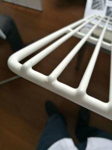 China Easy Assembly Refrigerator Wire Shelves Plastic Coated 80lbs Per Layer factory