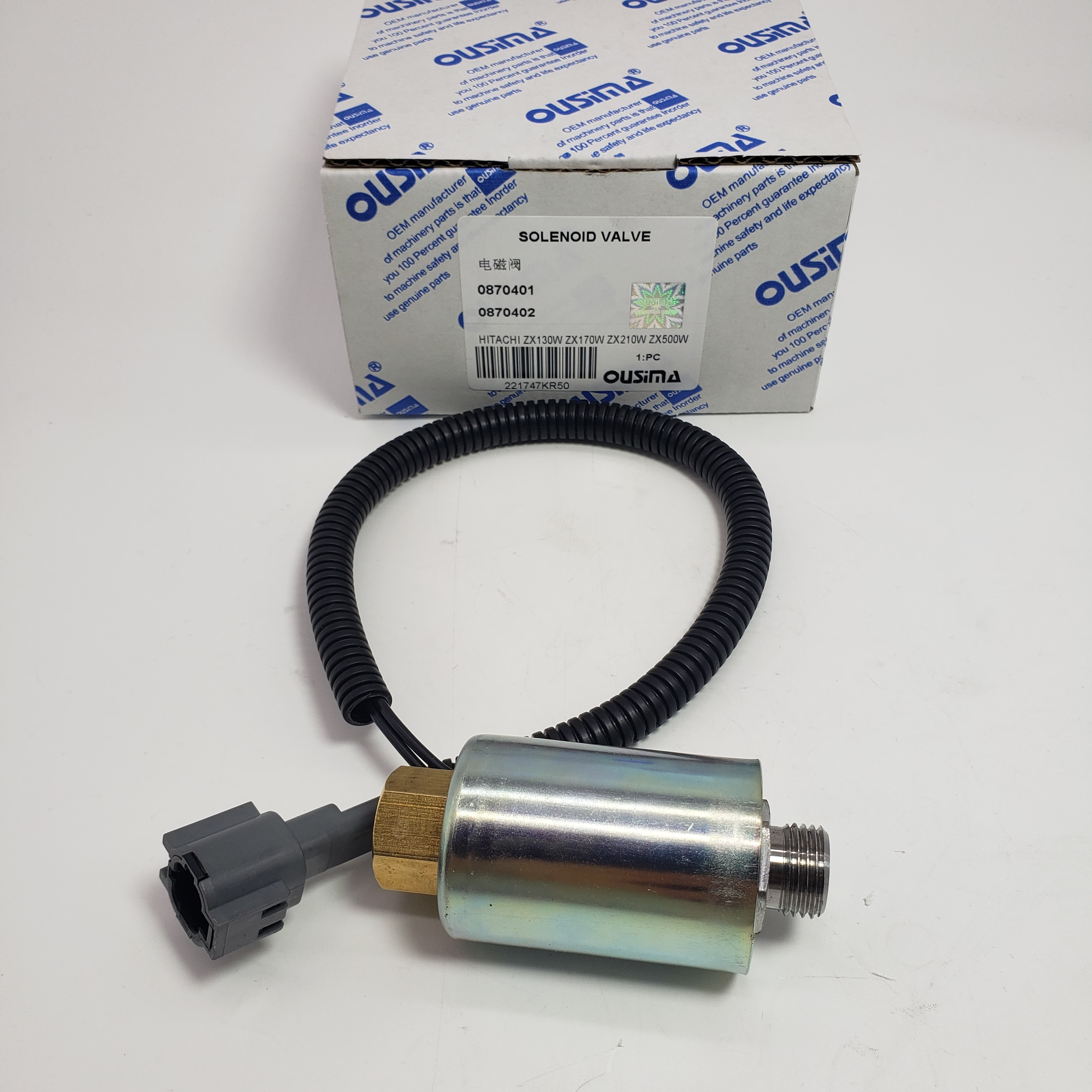 0870401 0780402 Solenoid Valve For HITACHI ZX130W ZX170W ZX210W ZX500W