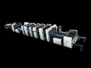 China 1400mm*1400mm Double Pieces Folder Gluer laminated E Folder Pasting Machine factory