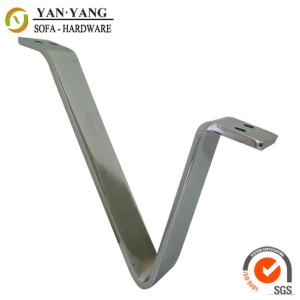 China 120mm high customized V shaped furniture legs modern iron sofa legs SL-282 factory