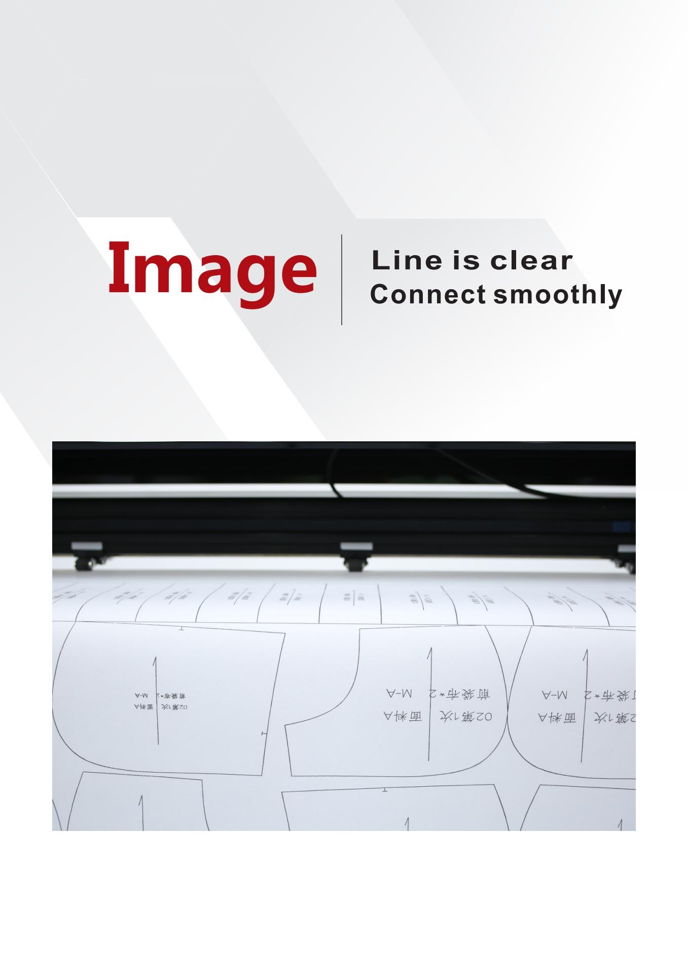 EPSONN Head Paper Pattern Continuous Inkjet Printer Cutter Plotter Machine 300-400W