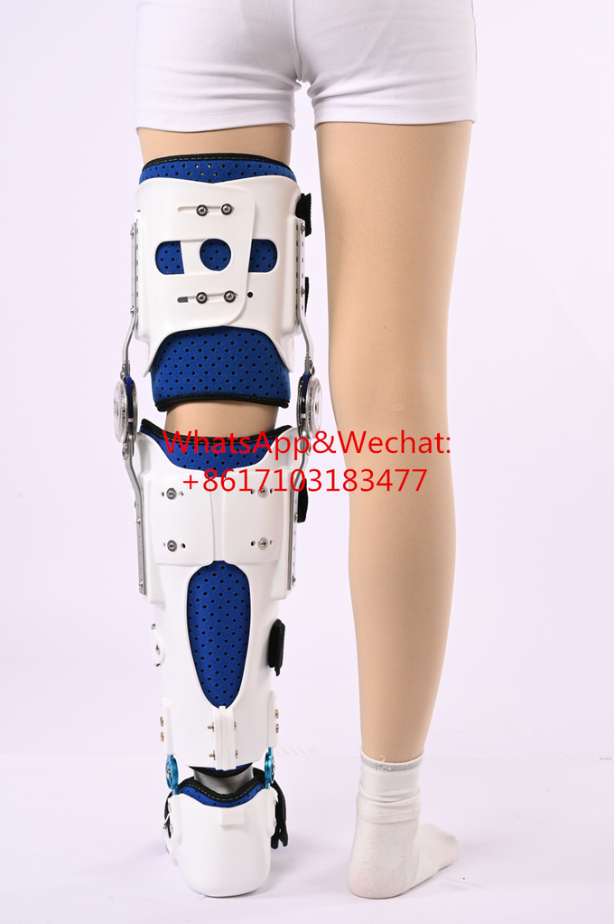 Knee Immobilizer Adjustable KAFO Orthopedic Knee Ankle Foot Orthosis