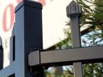 Customized Black Zinc Steel Metal Garrison Fence Panels Maintenance Free