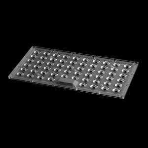 China PC Material 3030 LED Light Lens rectangle shape For Street Flood Lighting factory
