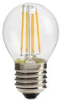 China LED Filament 2w G45 200 Lumen LAMP Retro Saving Energy Indoor Chips Transparent Glass Bulb House Office Used EU Model factory
