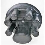 ABS Material Fiber Optic Splice Closure Dome Duct Mounting 8 Tray