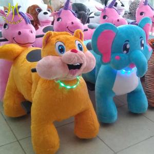 China Hansel outdoor playground plush walking electric stuffed animals adults can ride factory
