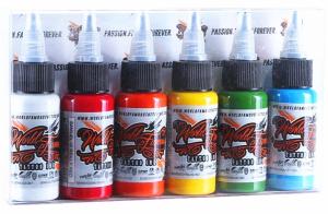 China Primary Eternal Tattoo Ink Kit No Side Effects Gradient Colorful 50 Bottles factory