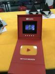 Customized Promotional Lcd Video Gift Box Video Brochure Box 300-2000Mah Battery