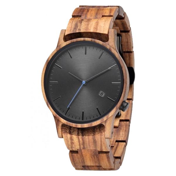 Boyear Fashion Wholesale OEM Handcrafted Waterproof Men Bamboo Wood Watch,Wooden