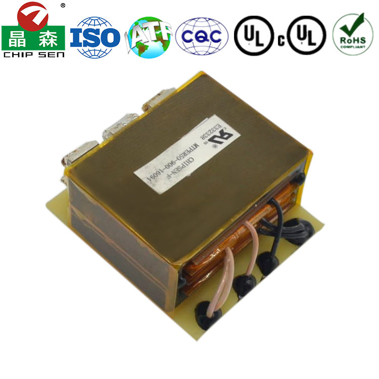 ER50 Electronic Neon 120v to 24v Inverter Curent Transformer Pad Mini Step Down Custom High Voltage Power Planar Transformer