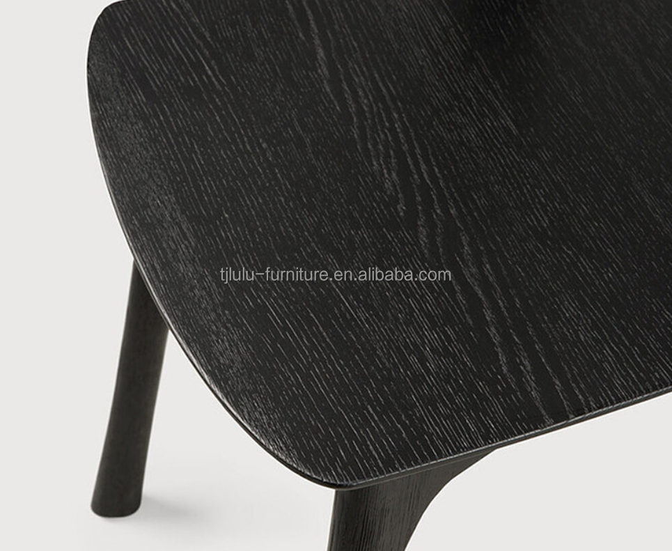 European Modern Style Solid Wood Dining Chair for Hotel Furniture in Ash Wood