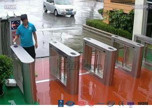China 304 Stainless Steel Card Read Swing Arm Barriers Security Pedestrian Control System factory