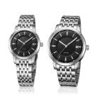 Couples Lovers′ Watch Alloy Wrist Watch Stainless Steel Analog Quartz Watch OEM