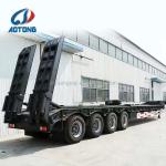 60 Tons Log Loader Lowboy Semi Trailer Manufactured by Ltd as Client's