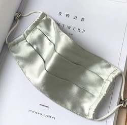 China Wrinkless Breathable Face Cover , Mulberry Silk 2 Layer Face Mask factory