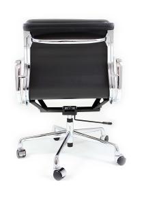China Black Color Aluminum Office Chair Large Load Capacity With Swivel Tilt Lift Base factory