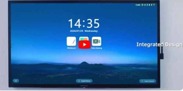 MAXHUB V5 Technology capacitive screen 65 inch conference panel (TA65CA) video