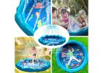 60'' Backyard Inflatable Sprinkler Wading Pool For Kids Water Play And Swimming