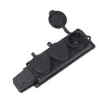 3 outlet Waterproof Germany Type Extension Socket
