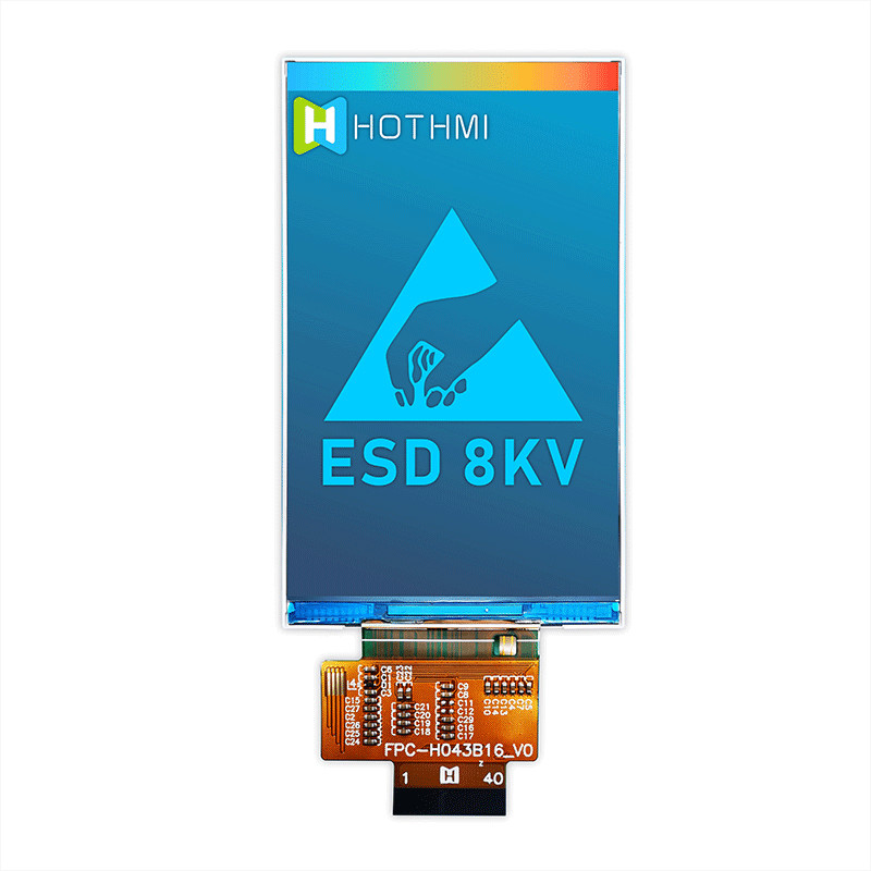 4.3 Inch TFT LCD Vertical Screen 480x800 IPS LCD Monitors TFT LCD Display Manufacturer