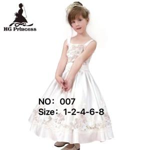 China girl's princess dress evening dress wear party dress ready goods ready to ship stock 91 factory