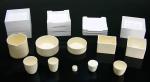 High Thermal Conductivity white or light yellow Alumina Crucibles for sintering