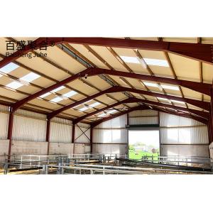 China Custom Colors Steel Structures for Horse Stall Barn Plans at Prefab Poultry Farm factory