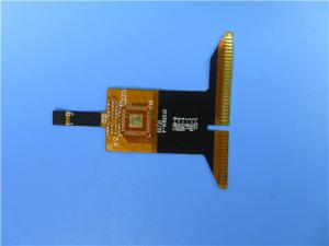 China Flexible PCB on Polyimide with Stiffener of Stainless Steel and Immersion Gold for Frequency Generator. factory