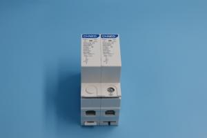 China Class C Lightning Arrester Energy Double Pole Surge Arrester T2 Pv Dc Surge Protection factory