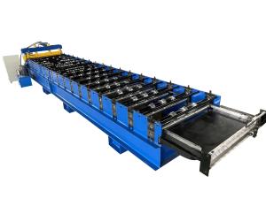 China 2.5T Roofing Sheet Roll Forming Machine with 70mm Roller Diameter factory