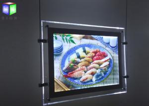 China Magnetic Double Sided LED Light Box Advertisment For Menu Board 240 Volt 50 Hz factory