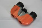 Lightweight Children's Toy Binoculars , Orange Kid Looking Through Binoculars