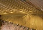 Gunmetal Chain Link Curtain Fly Screen For Partition Divider 12x24mm