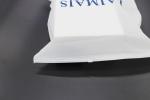 PVC Zip Clear Poly Bags With Logo And Matte White Packaging Clothes