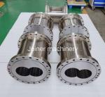 Twin Screw Food Extruder Screw Elements Durable Barrel HIP Ni60 Ally Material