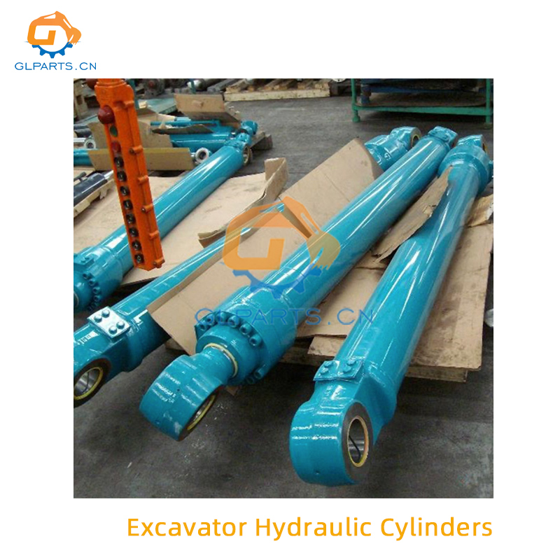 Customized Hydraulic Arm Cylinder Excavator Spare Parts For Kobelco SK07 SK60