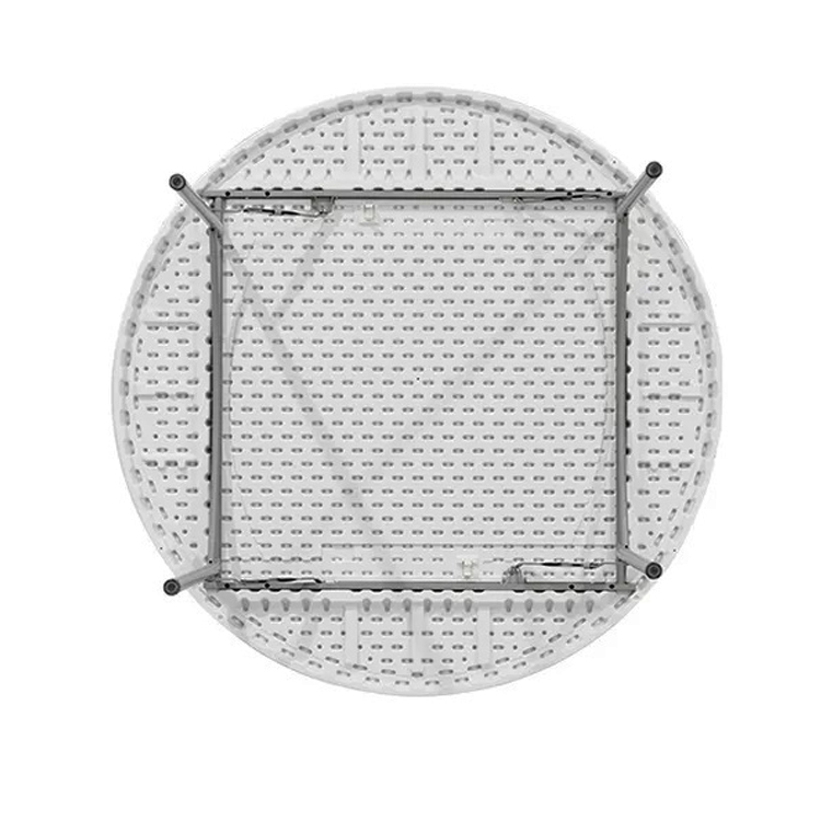 Outdoor Camping Party Event Banquet Wedding Round Portable Metal 4 6ft Plastic Table